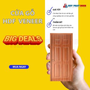 THAM KHẢO NGAY BÁO GIÁ CỬA GỖ CÔNG NGHIỆP HDF HUYPHATDOOR ƯU ĐÃI ĐẶC BIỆT